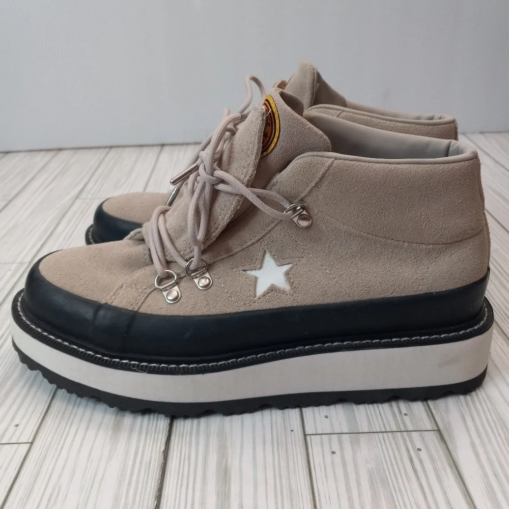 NEW Converse One Star Mountain Club Suede Leather Platform Boots